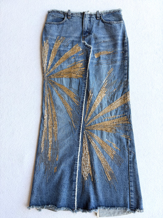 Gonna vintage Cavalli in denim tg S