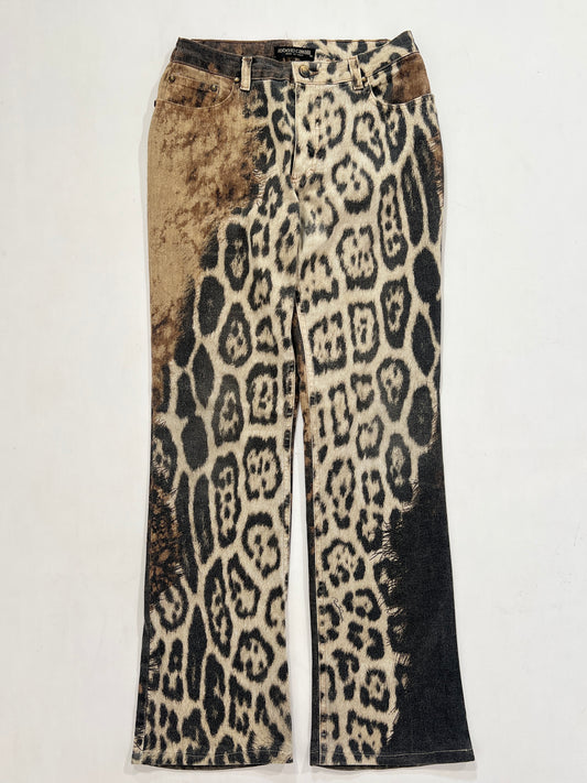 Jeans vintage Cavalli leopardo tg M