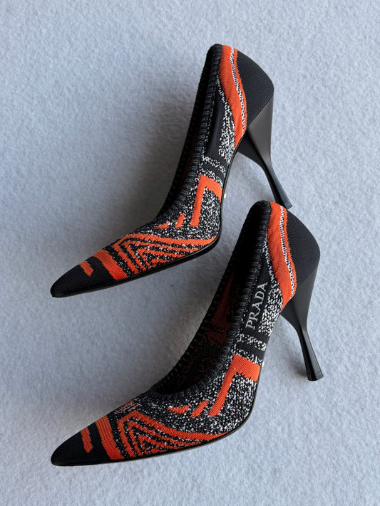 Scarpe vintage Prada con tacco tg 37