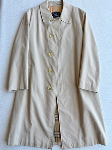 Trench vintage Burberry cotone beige tg M/L