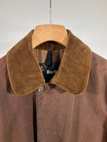 Carica l&#39;immagine nel visualizzatore di Gallery, Giacca vintage Barbour ruggine cerato tg M
