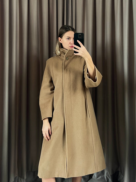 Cappotto vintage Max Mara cammello tg 42