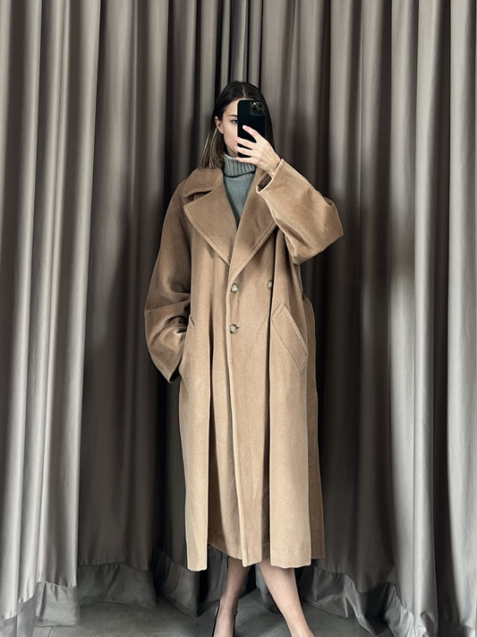 Cappotto vintage Max Mara cammello tg 44