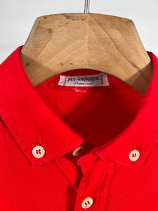 Camicia vintage YSL rosso tg S