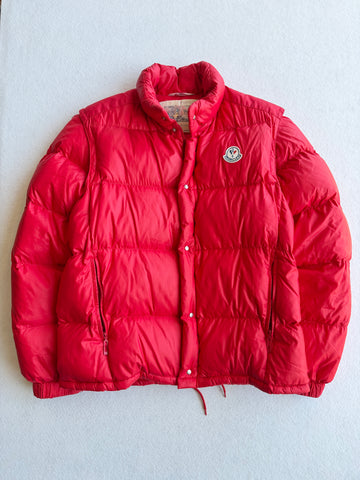 Giacca vintage Moncler Grenoble rosso tg M/L