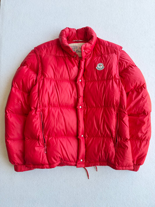 Giacca vintage Moncler Grenoble rosso tg M/L