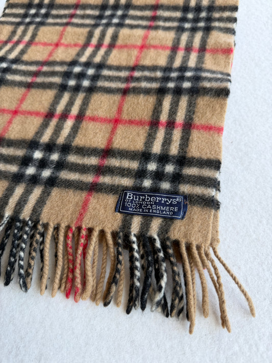 Sciarpa vintage Burberry 100% cashmere