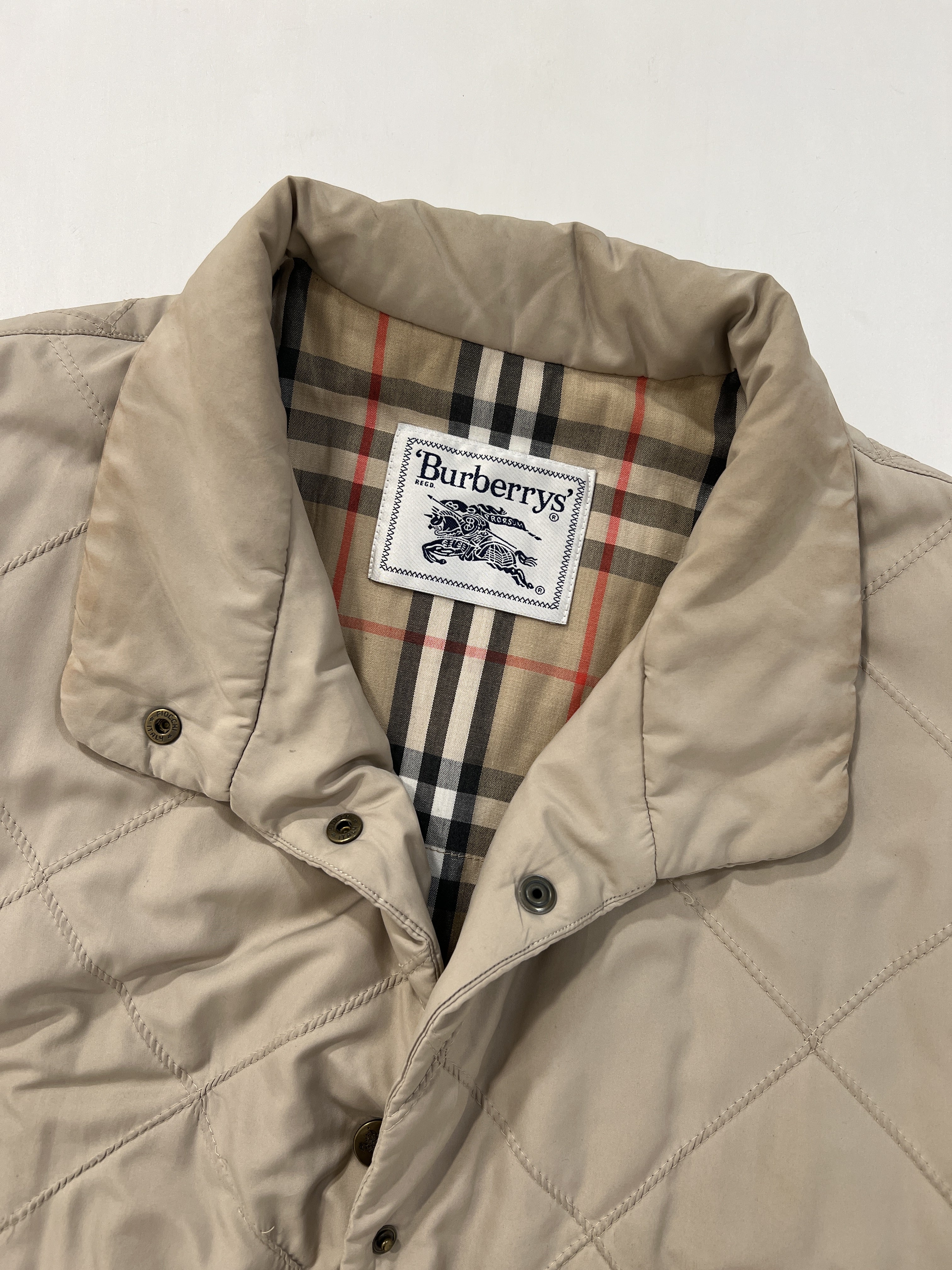 Giacca vintage Burberry trapunta tg L