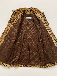 Pelliccia vintage YSL leopardo tg S/M