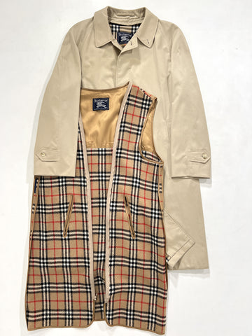 Trench vintage Burberry biscotto con interno tg XL +
