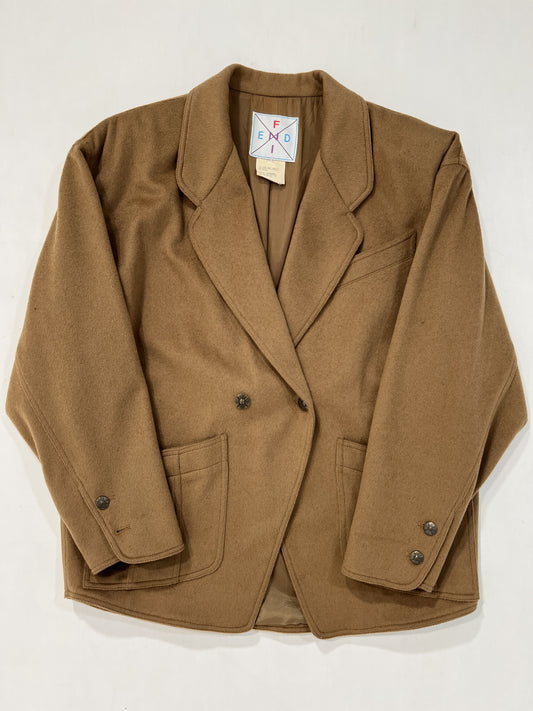 Blazer vintage Fendi cammello tg M/L