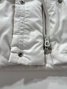 Giacca vintage Moncler bianco con cappuccio tg M