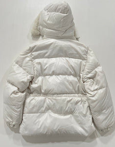 Giacca vintage Moncler bianco con cappuccio tg M