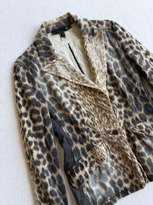 Giacca vintage Cavalli leopardo tg S/M