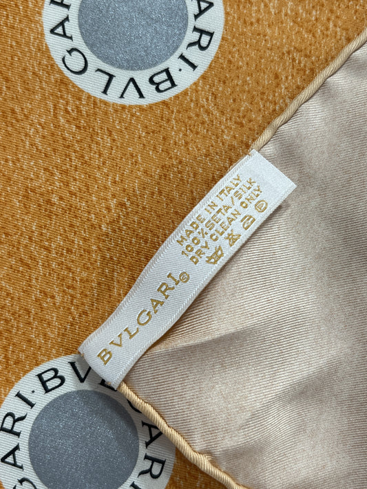 Foulard vintage Bulgari seta