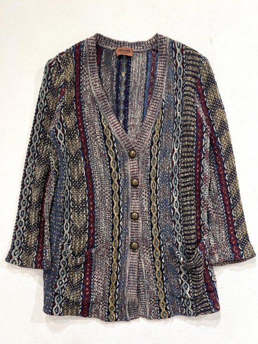 Cardigan vintage Missoni multicolor tg 44