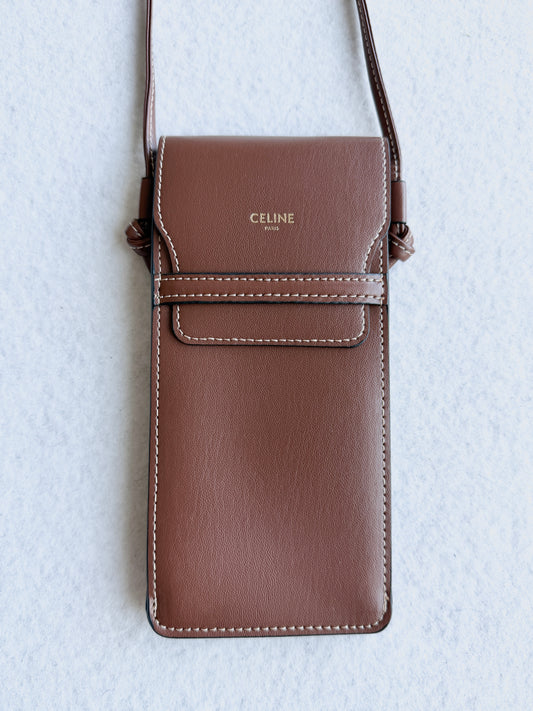 Porta occhiali Celine pelle