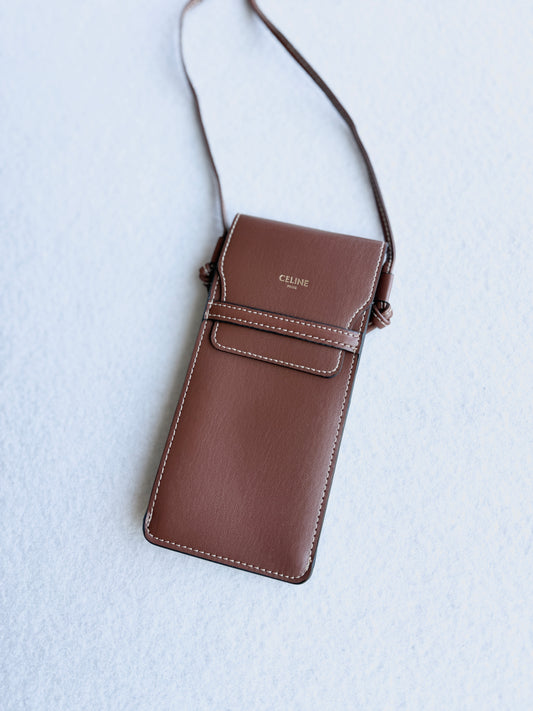 Porta occhiali Celine pelle