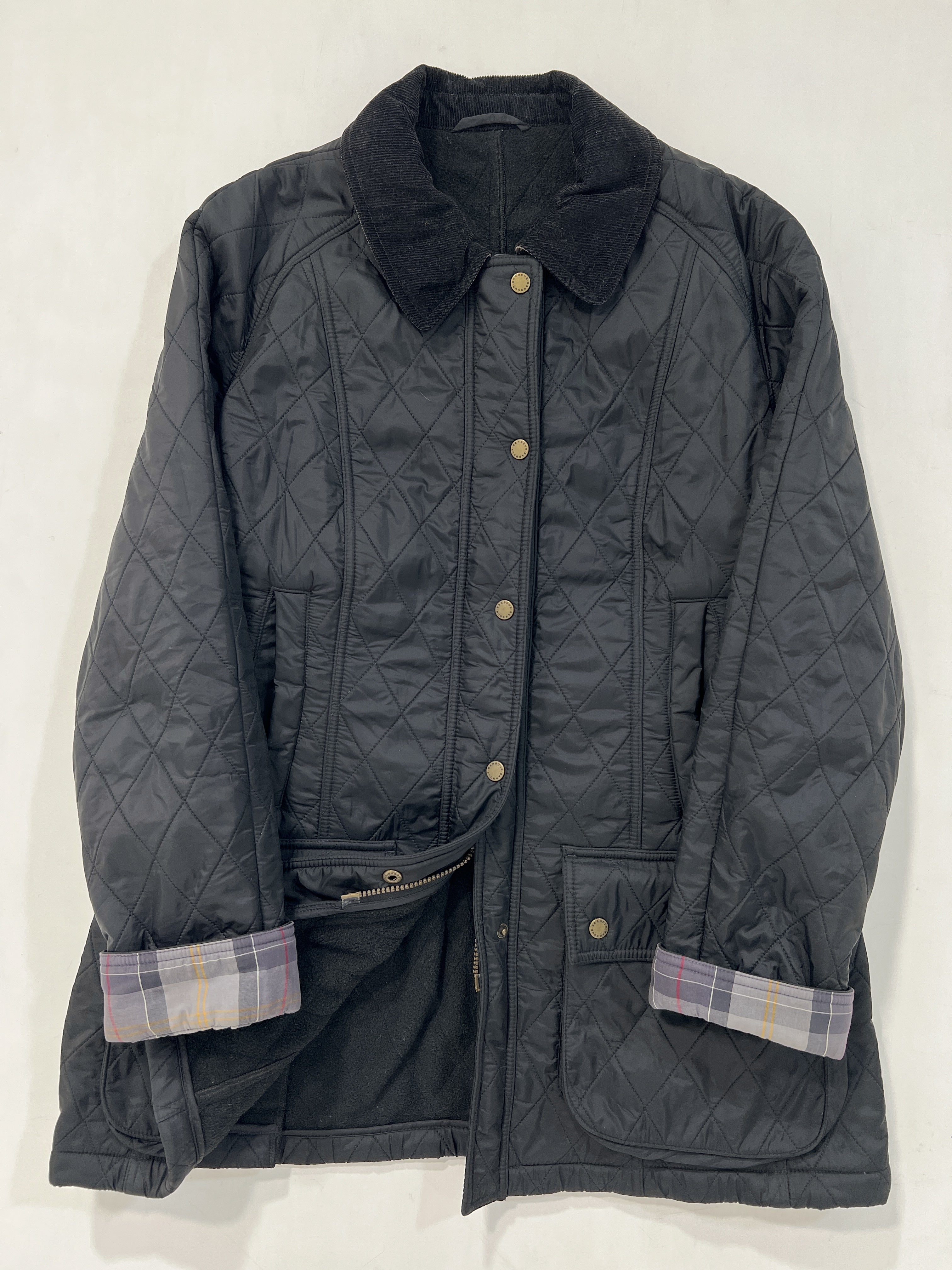 Giacca vintage Barbour in trapunta tg L/XL