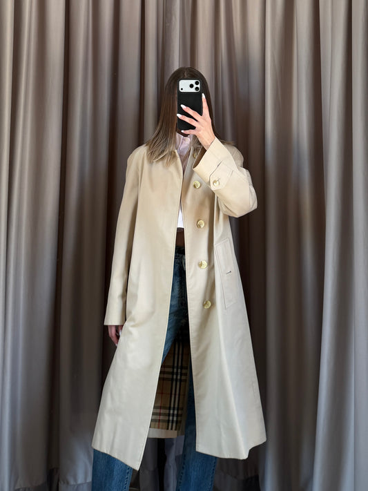Trench vintage Burberry cotone tg S/M