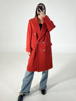 Carica l&#39;immagine nel visualizzatore di Gallery, Cappotto vintage Max Mara lana tg M/L
