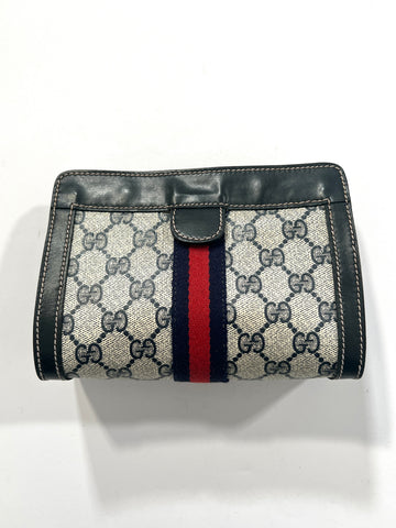 Borsa pochette vintage Gucci monogram