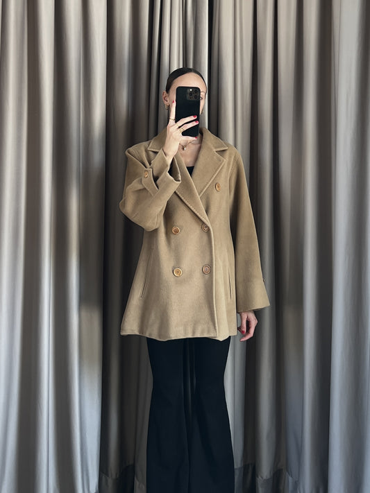 Cappotto vintage Max Mara cammello S/M