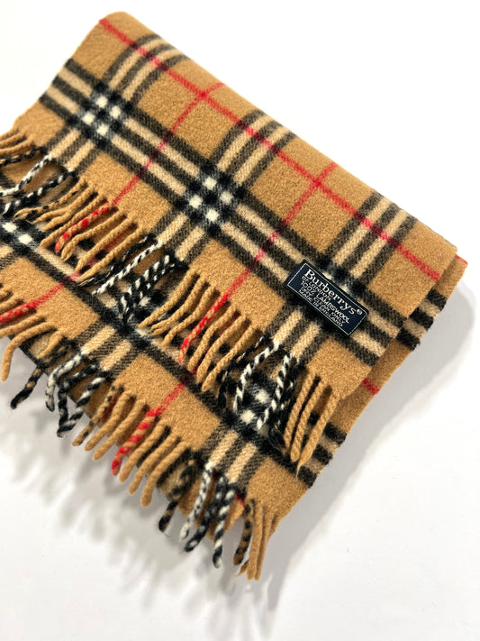 Sciarpa vintage Burberry tartan lana