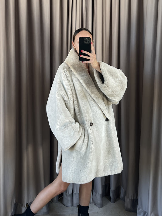 Pelliccia vintage Max Mara doppiopetto tg 40