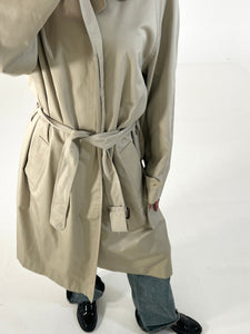 Trench vintage Aquascutum con cinta tg L/XL