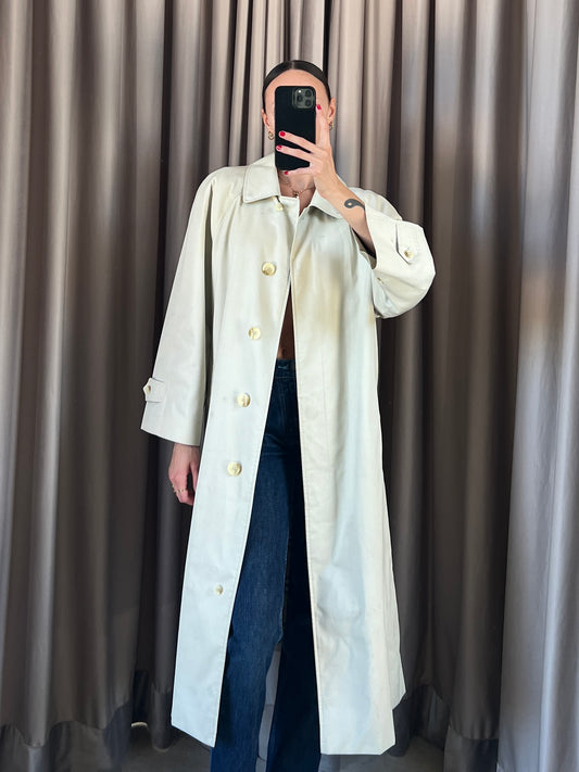 Trench vintage Burberry chiaro tg S