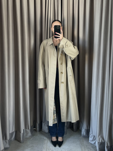 Trench vintage Burberry biscotto tg XL