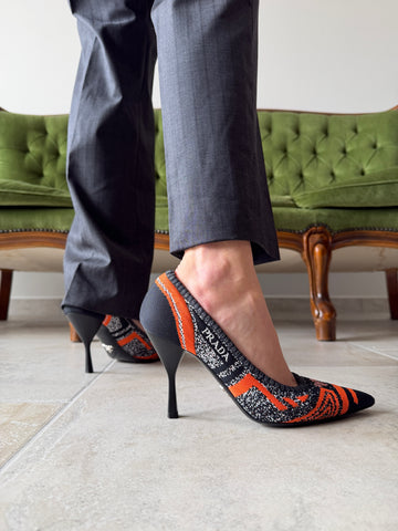 Scarpe vintage Prada con tacco tg 37
