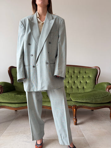 Abito vintage Yves Saint Laurent lana tg XL+