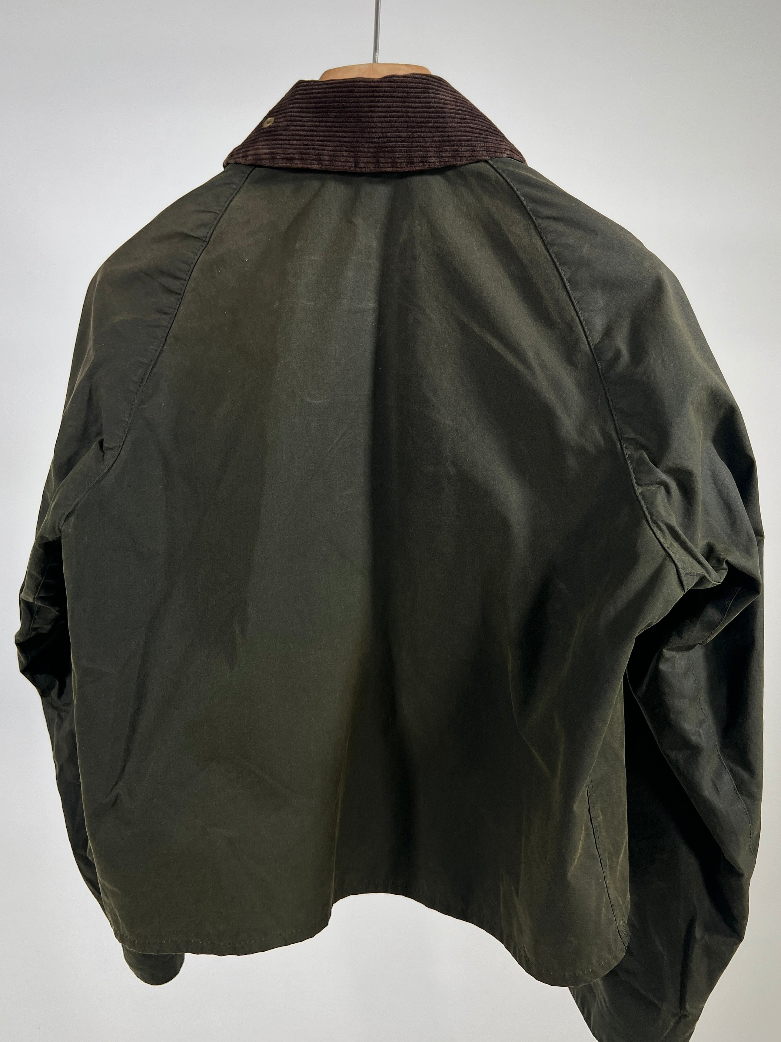 Giacca vintage Barbour Spey verde tg S