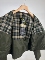 Carica l&#39;immagine nel visualizzatore di Gallery, Giacca vintage Barbour Spey verde tg S
