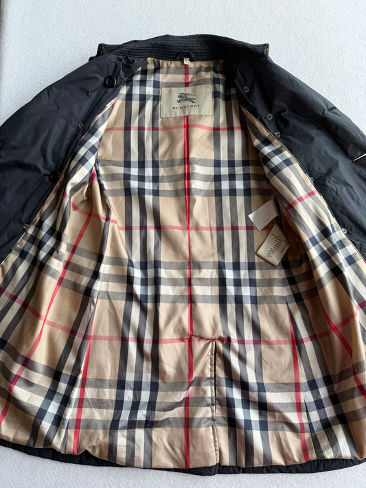Trench vintage Burberry blu doppiopetto tg 38