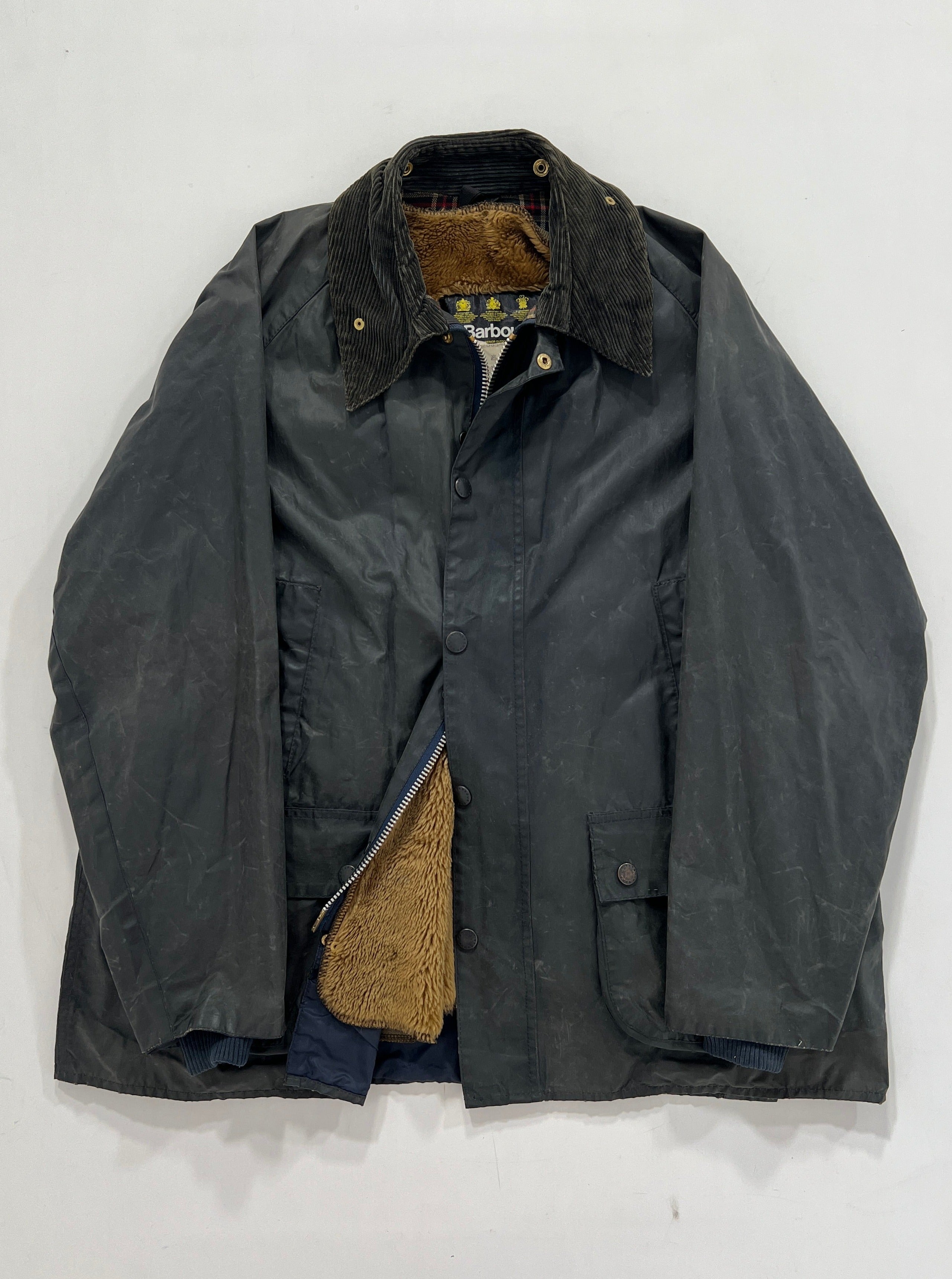 Giacca vintage Barbour Bedale con interno M/L