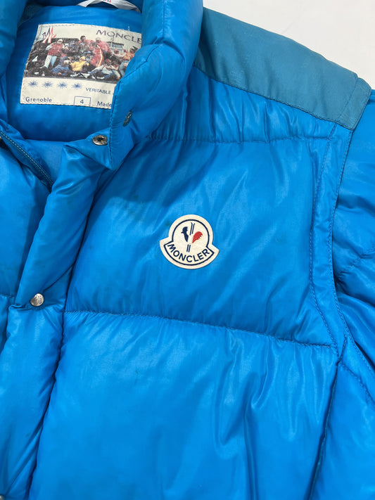 Giacca vintage Moncler Grenoble azzurro tg L