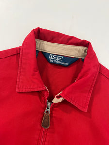 Giacca Harrington vintage Ralph Lauren rosso tg M