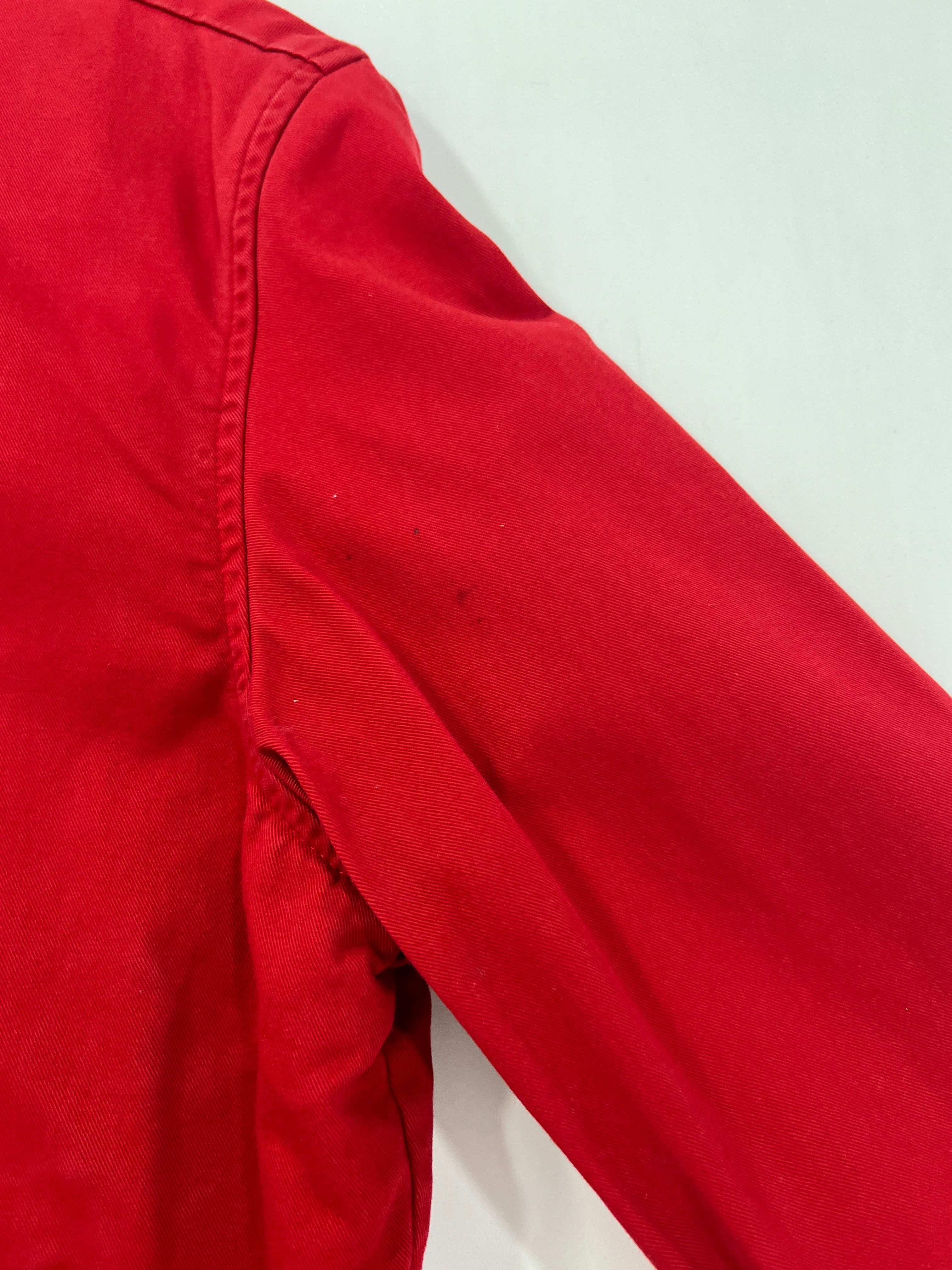 Giacca Harrington vintage Ralph Lauren rosso tg M