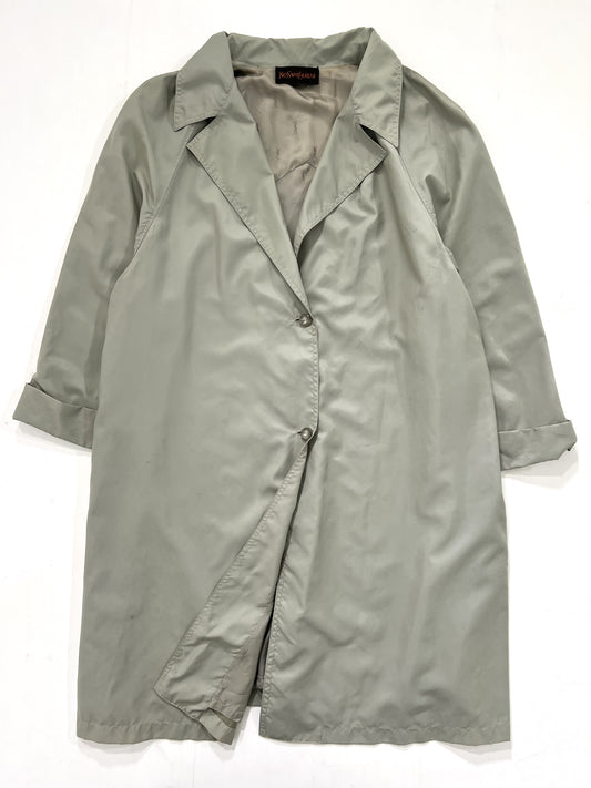 Trench vintage YSL sintetico logato tg XL