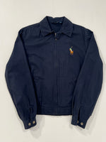 Carica l&#39;immagine nel visualizzatore di Gallery, Giacca Harrington vintage Ralph Lauren blu tg M
