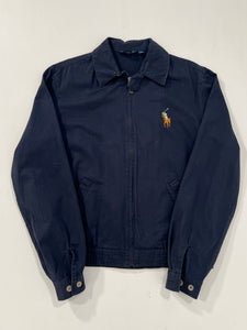 Giacca Harrington vintage Ralph Lauren blu tg M