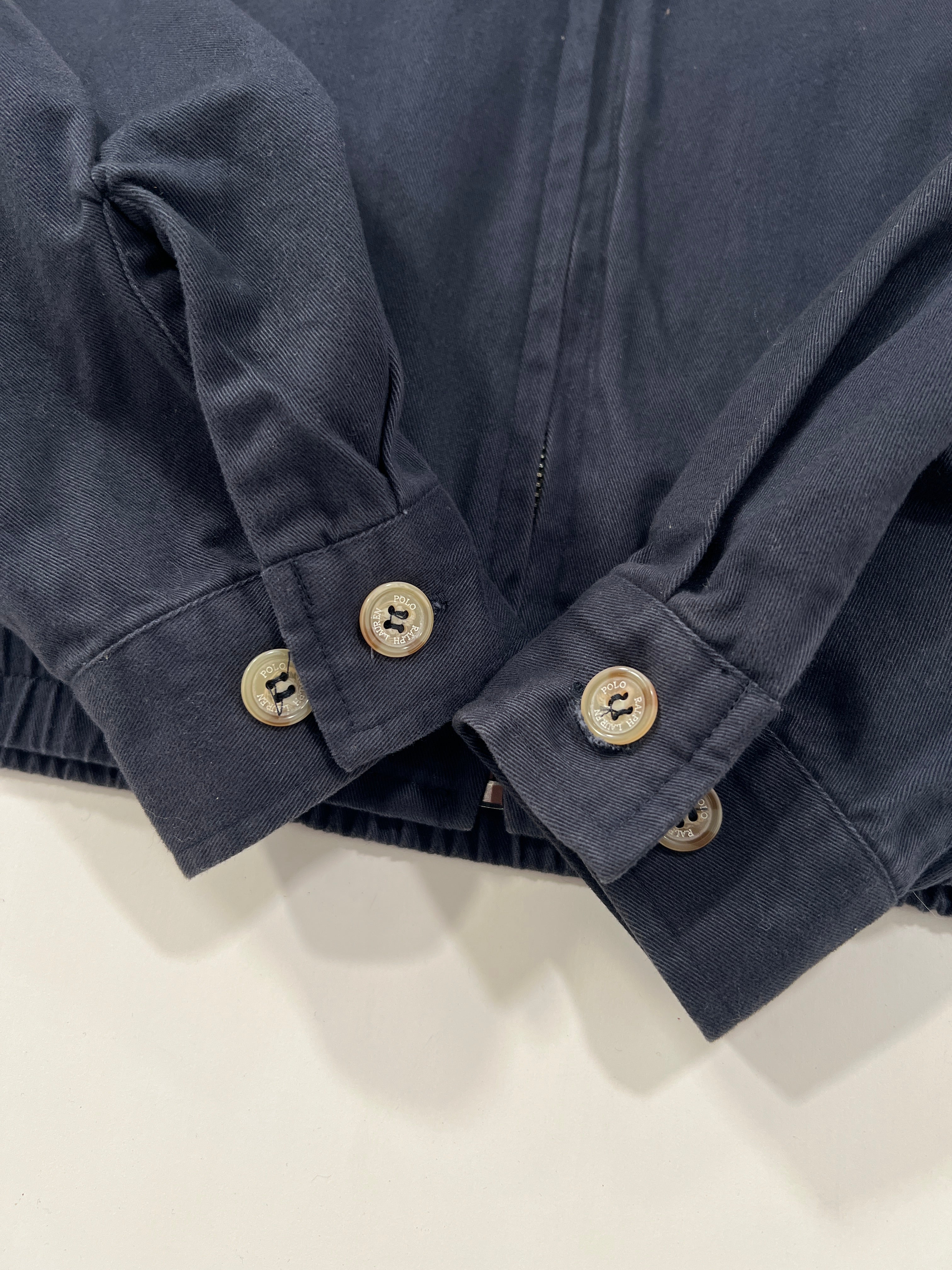 Giacca Harrington vintage Ralph Lauren blu tg M