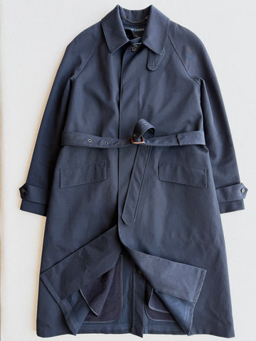 Trench vintage Ralph Lauren con interno blu tg M/L