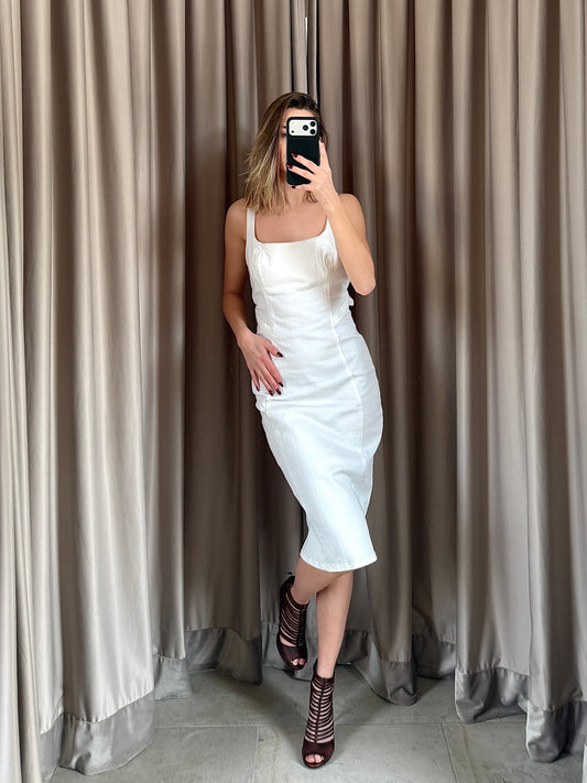 Vestito vintage Versace bianco tg S/M