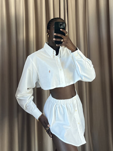 Coordinato vintage Ralph Lauren bianco tg U