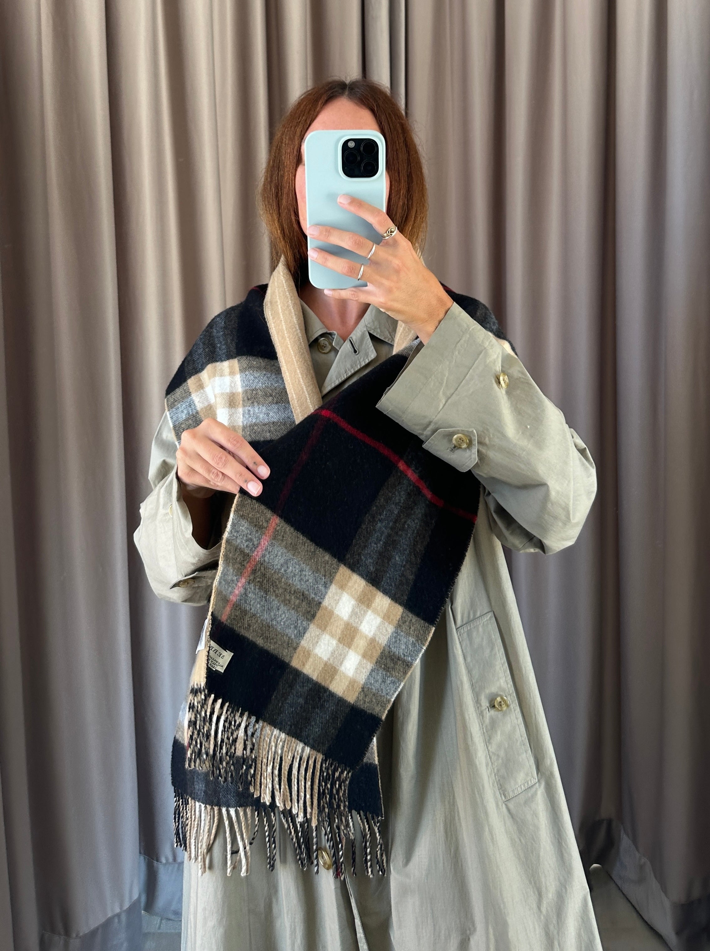 Sciarpa vintage Burberry cashmere/merino