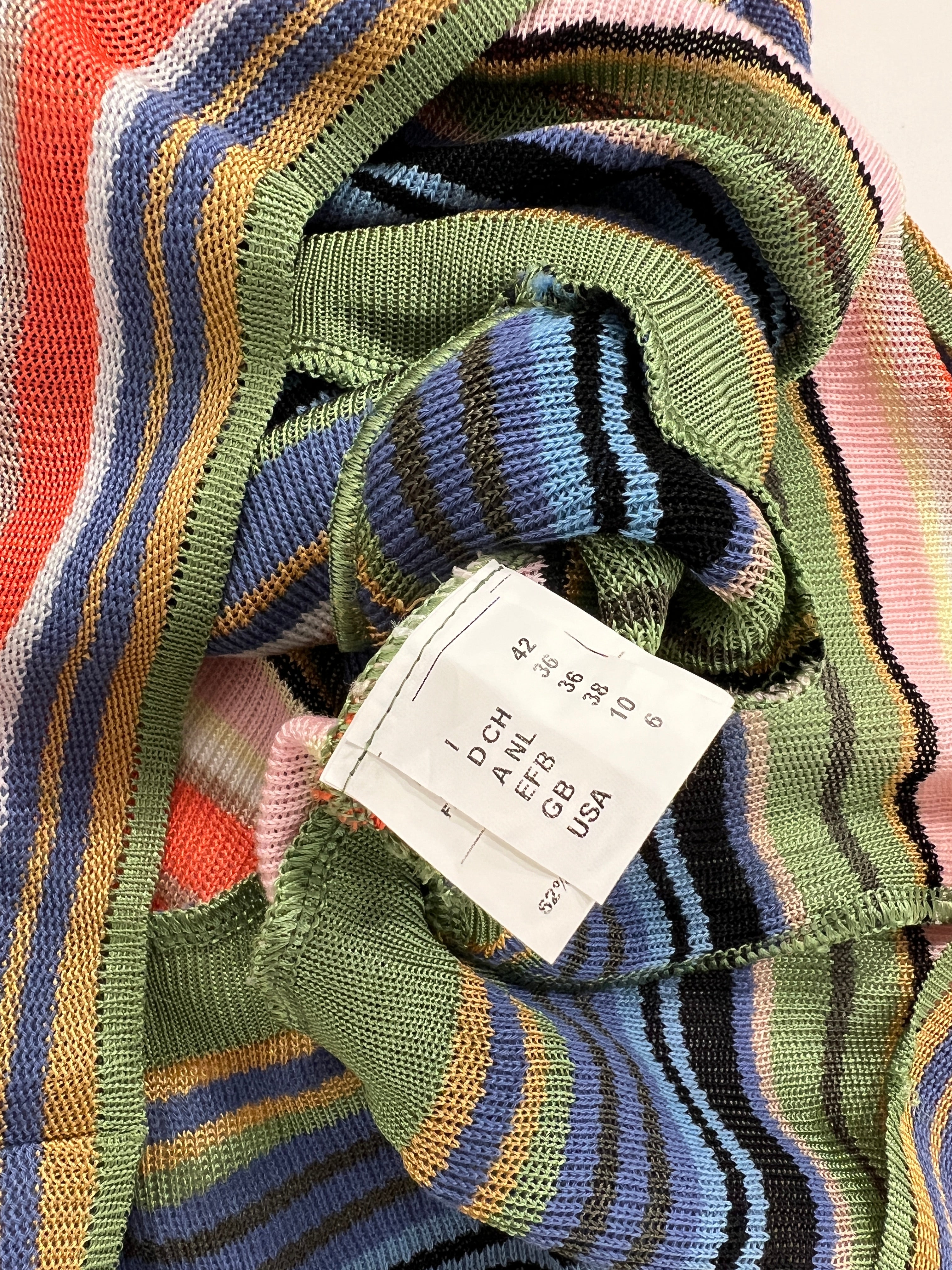 Vestito vintage Missoni multicolor tg 42